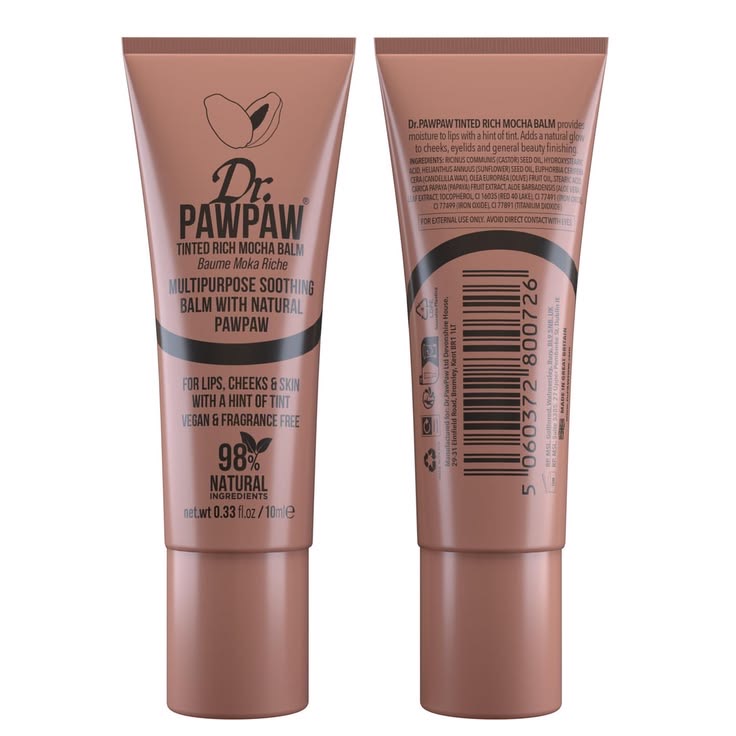 بالم لب و‌گونه رنگی pawpaw رنگ rich mocha
